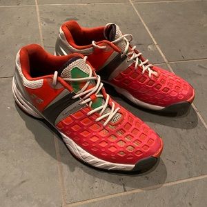 Yonex SHT-PROEX Power Cusion Tennis Shoes - Orange/Red 11.5 US Mens/ 29.5cm